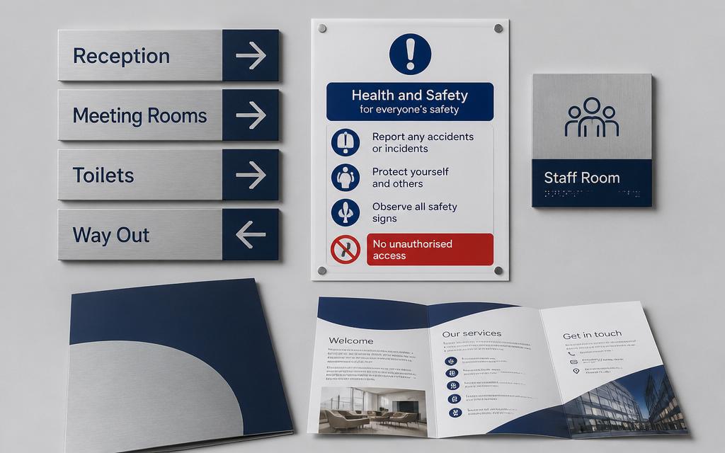 Signage & Printed Materials product example